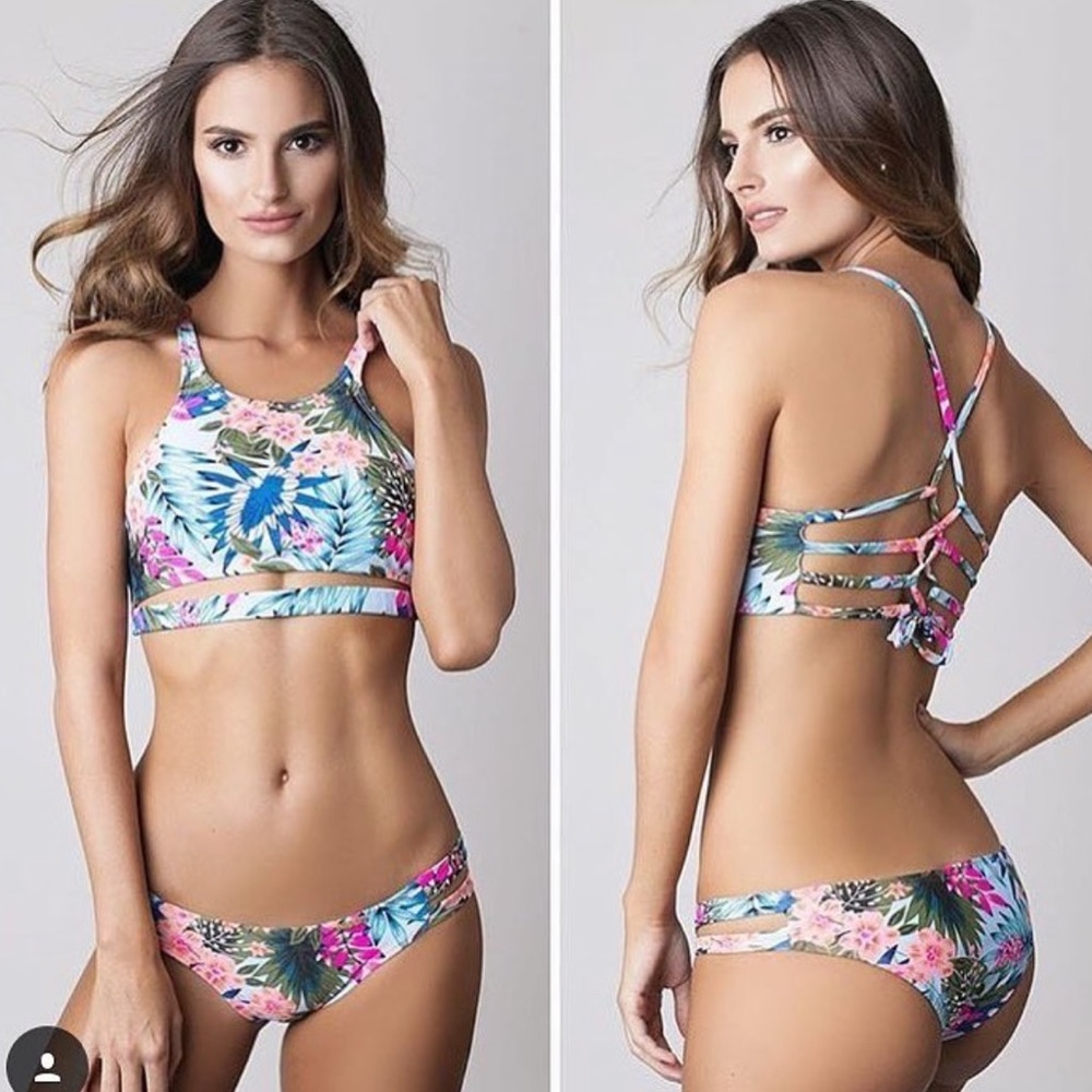 Maar bikini set in tropical print size L